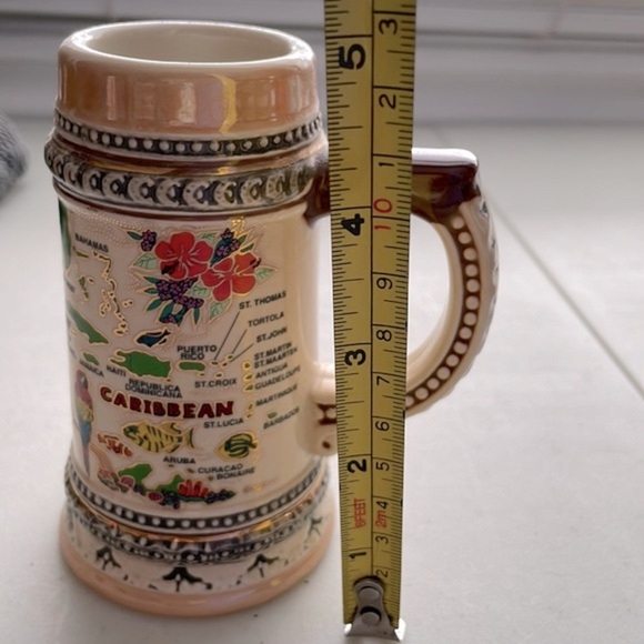 Vintage Porcelain Agiftcorp Caribbean Pirate Beer Stein - Picture 2 of 5